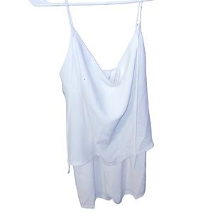 TCEC - Womens medium tank/shorts white romper